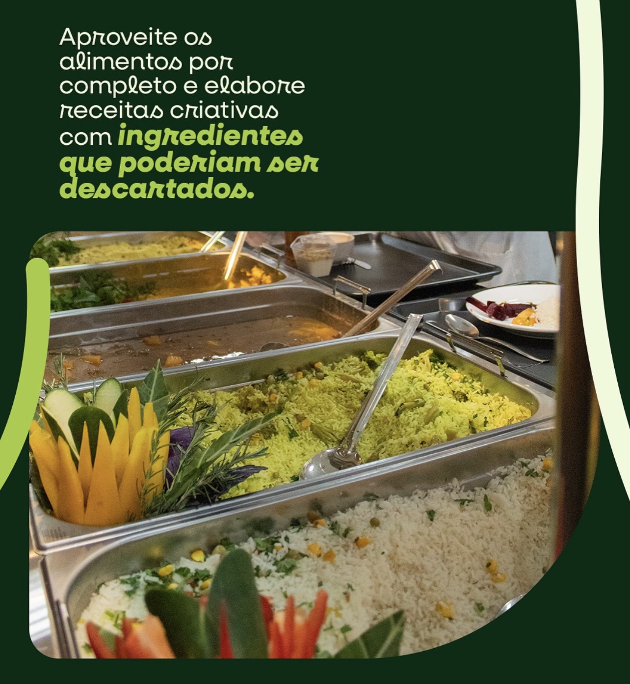 Variedade de guarnições